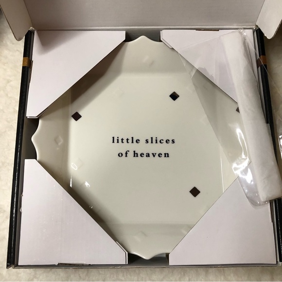 Lenox Sidebar "Little Slices Of Heaven" Cheese Plate With Knife - Picture 4 of 7